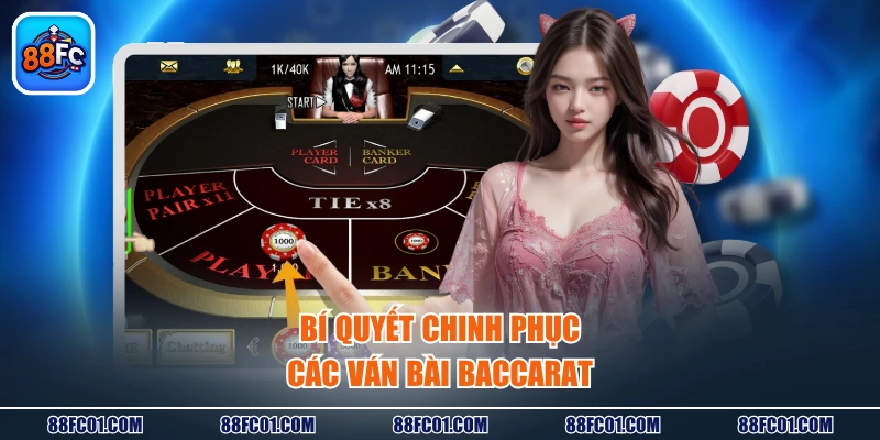 Bí quyết chinh phục các ván bài Baccarat