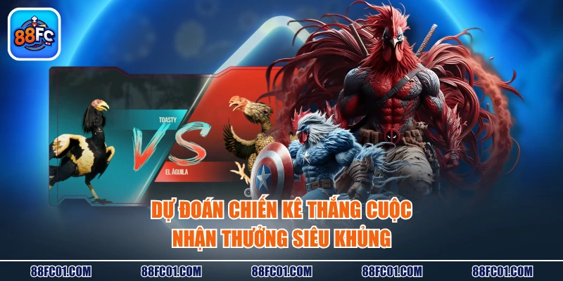 Dự đoán chiến kê thắng cuộc nhận thưởng siêu khủng